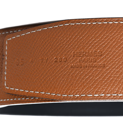Hermes Swift Epsom 42mm Constance H 2 Belt 95 Black Gold 5 of 9