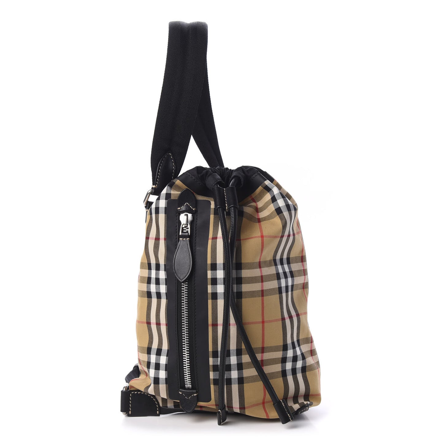 Vintage Check Small Sailing Duffle Sling Bag Beige