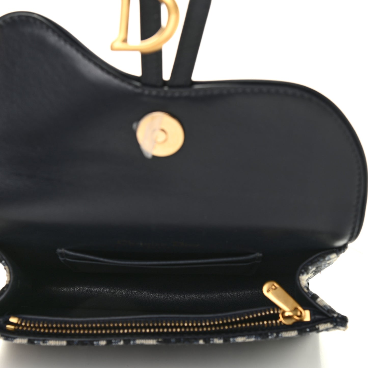 Oblique Saddle Belt Bag Blue