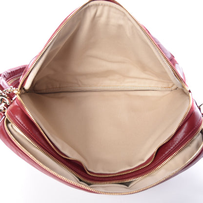 Chanel Lambskin Jersey Scales Camera Case Bordeaux 6 of 11