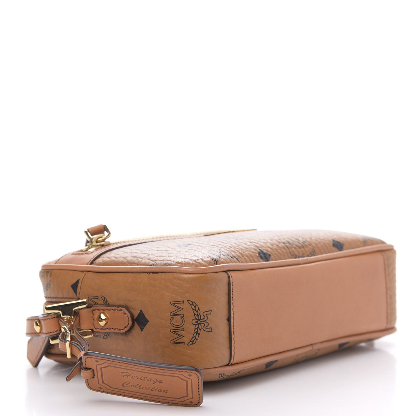 Visetos Heritage Crossbody Bag Cognac