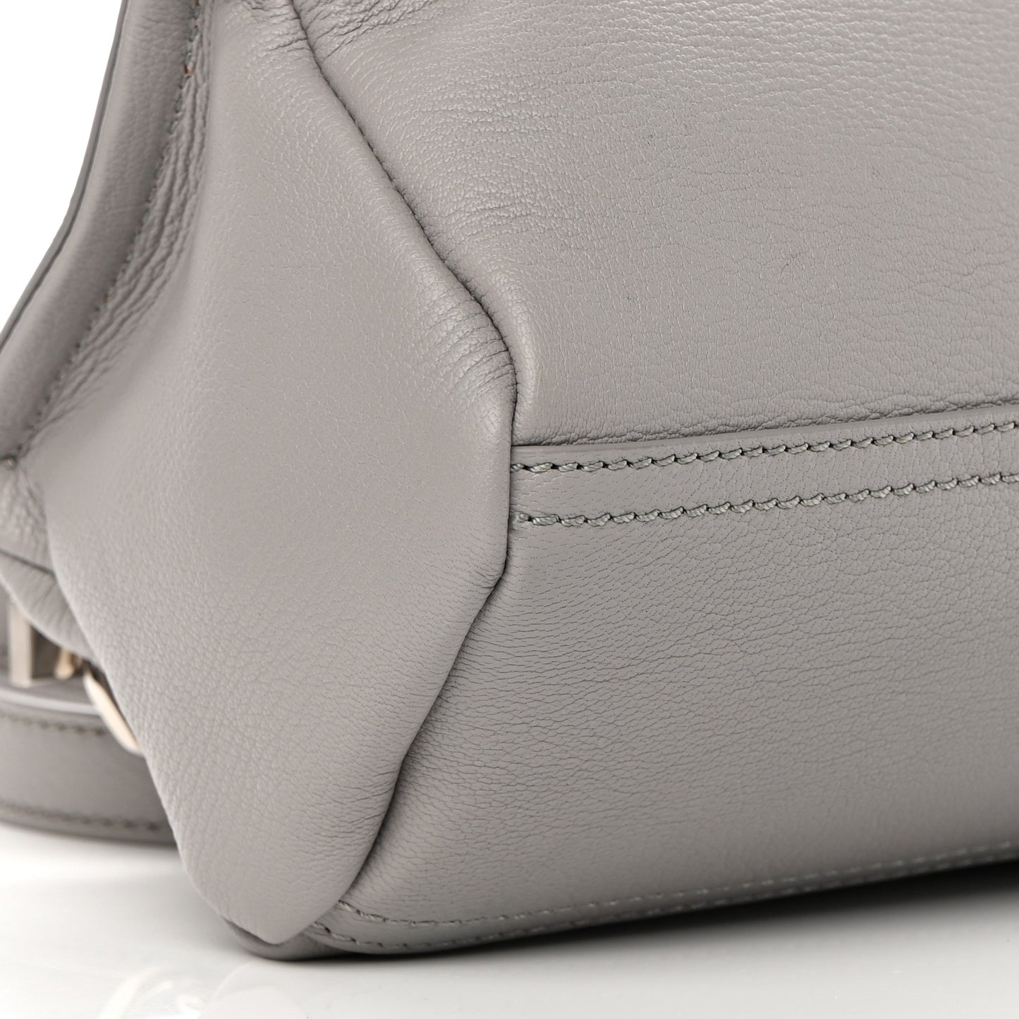 Sugar Goatskin Mini Pandora Dove Grey