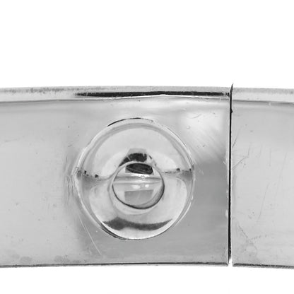 Cartier 18K White Gold 4 Diamond Love Bracelet 19 5 of 5