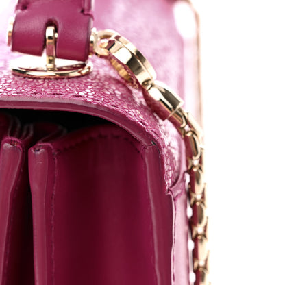 Bulgari Calfskin Galuchat Serpenti Forever Crossbody Pink 10 of 10