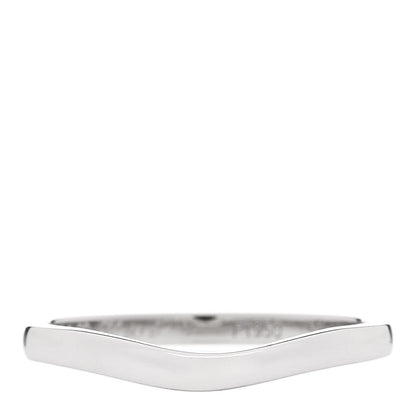 Cartier Platinum 2mm Ballerine Curved Wedding Band Ring 58 8.5 1 of 5