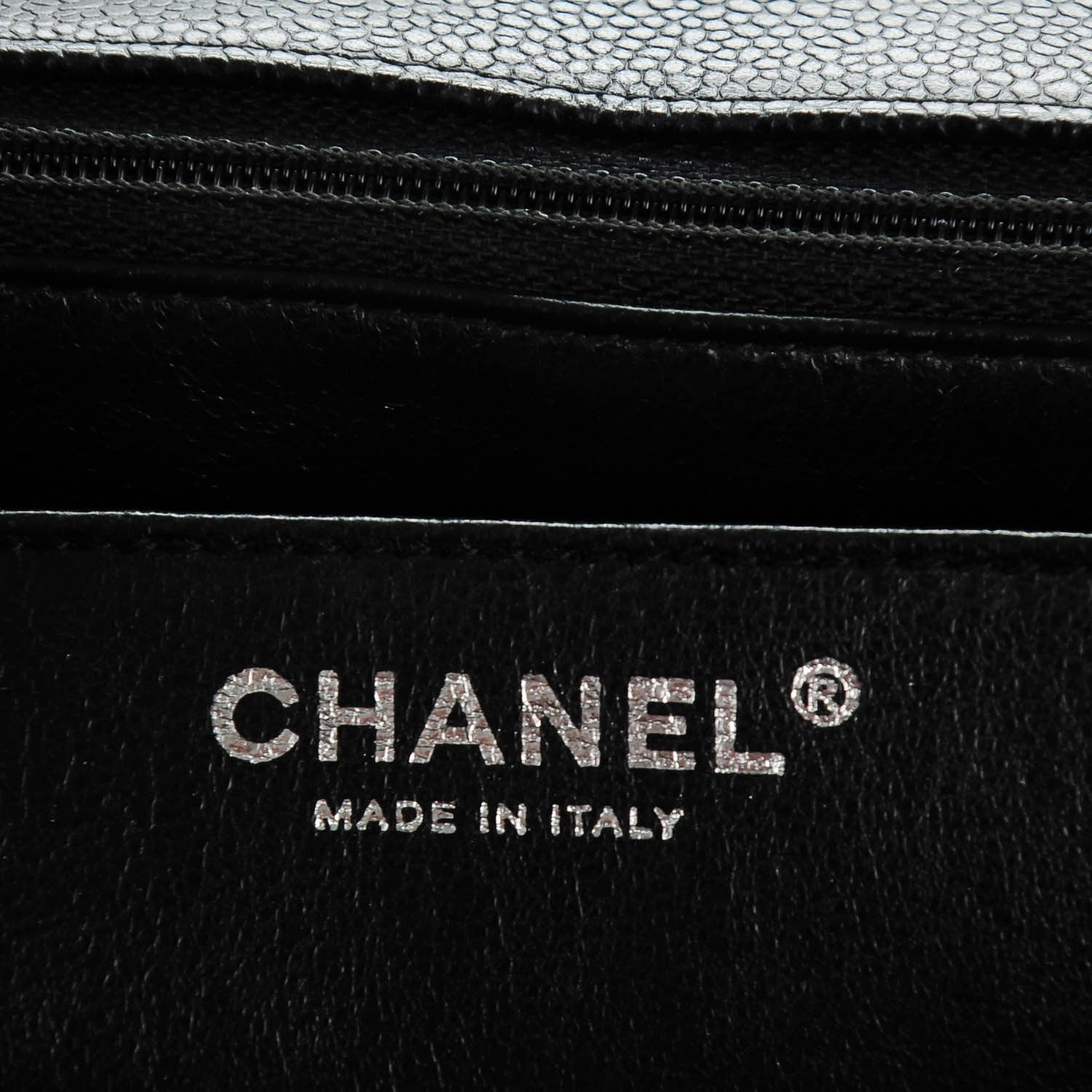 Chanel Caviar Quilted Jumbo Single Flap Black 7 of 8