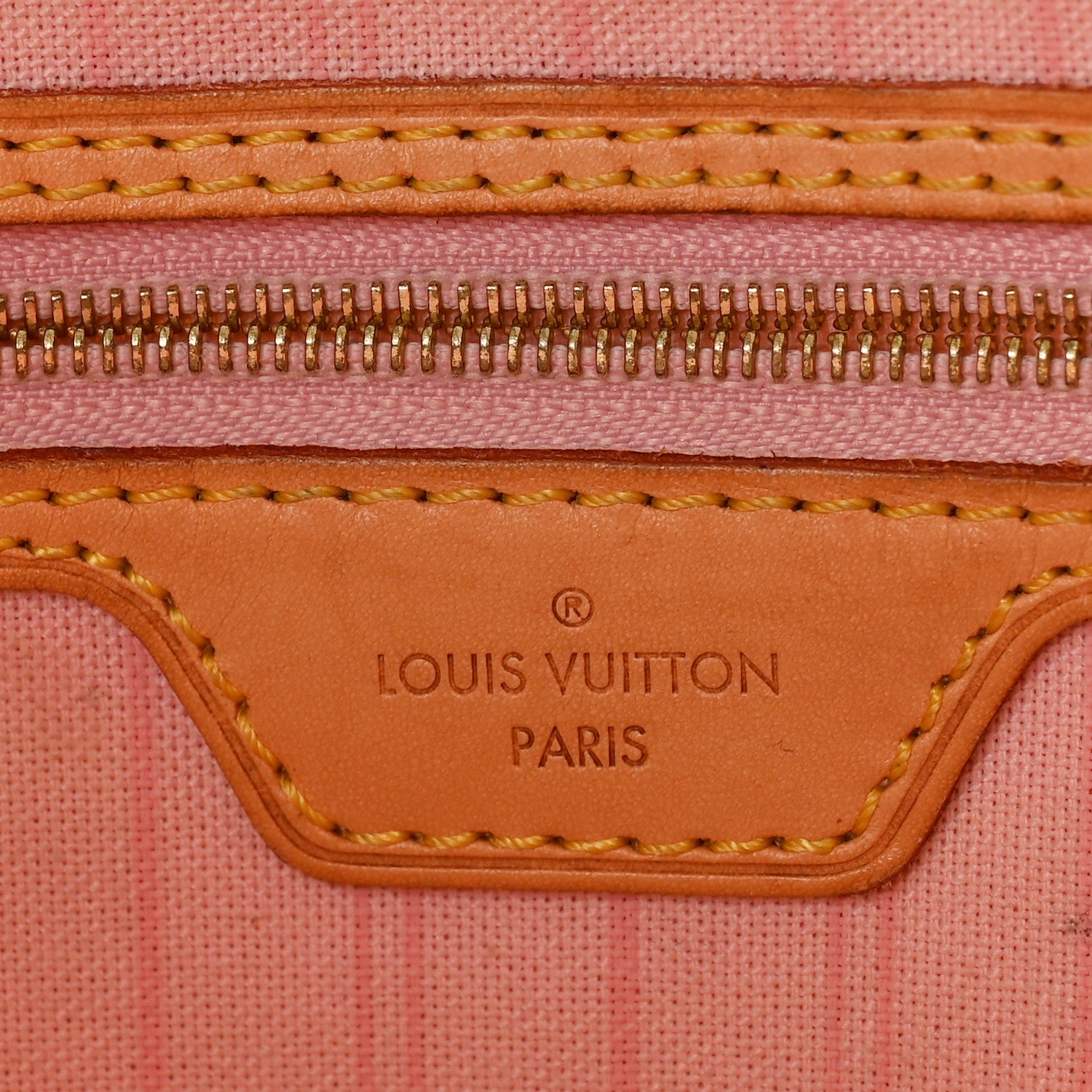 Louis Vuitton Damier Azur Delightful MM Rose Ballerine 7 of 12