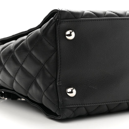 Chanel Calfskin Quilted Large Chic and Soft Shopping Tote Black 10 of 11