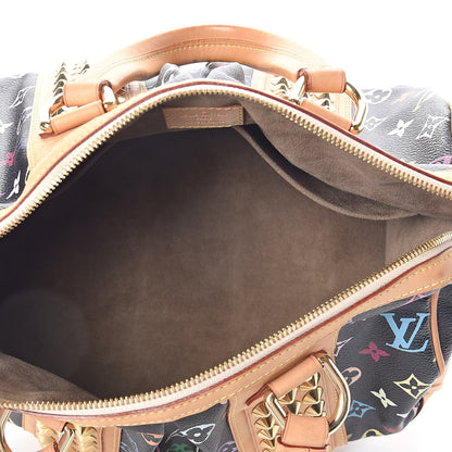 Louis Vuitton Monogram Multicolor Courtney MM Black 5 of 9