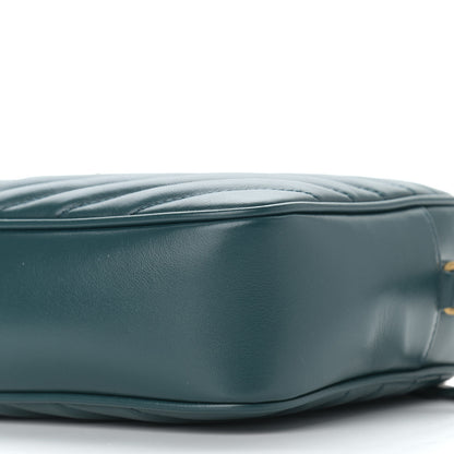 Saint Laurent Calfskin Matelasse Monogram Lou Camera Bag Sea Turquoise 9 of 9