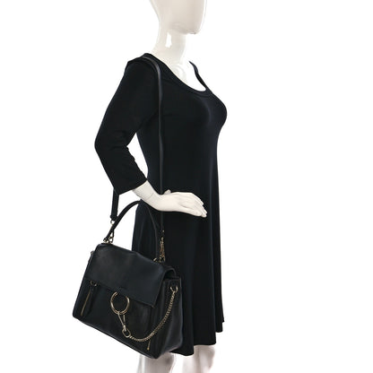 Chloe Calfskin Small Faye Day Shoulder Bag Black 2 of 10