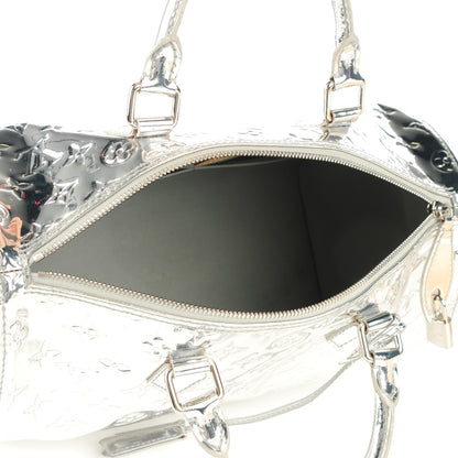 Louis Vuitton Monogram Miroir Speedy 30 Silver 9 of 13