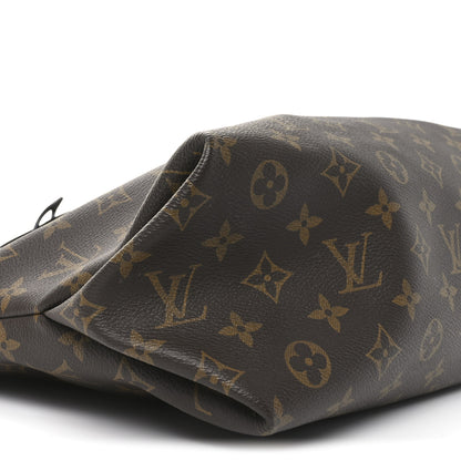Louis Vuitton Monogram Flower Zipped Tote MM Black 8 of 9