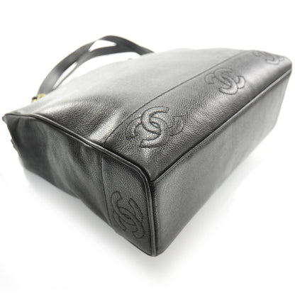 Chanel Caviar Shoulder Bag Black GHW 5 of 10