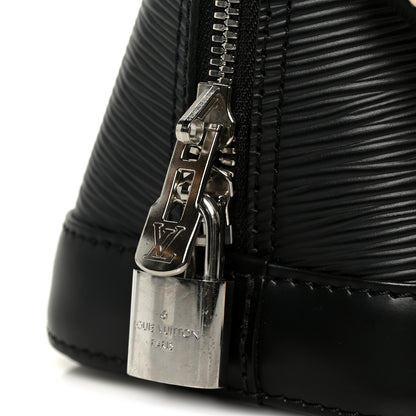 Louis Vuitton Epi Jacquard Alma BB Black 6 of 11