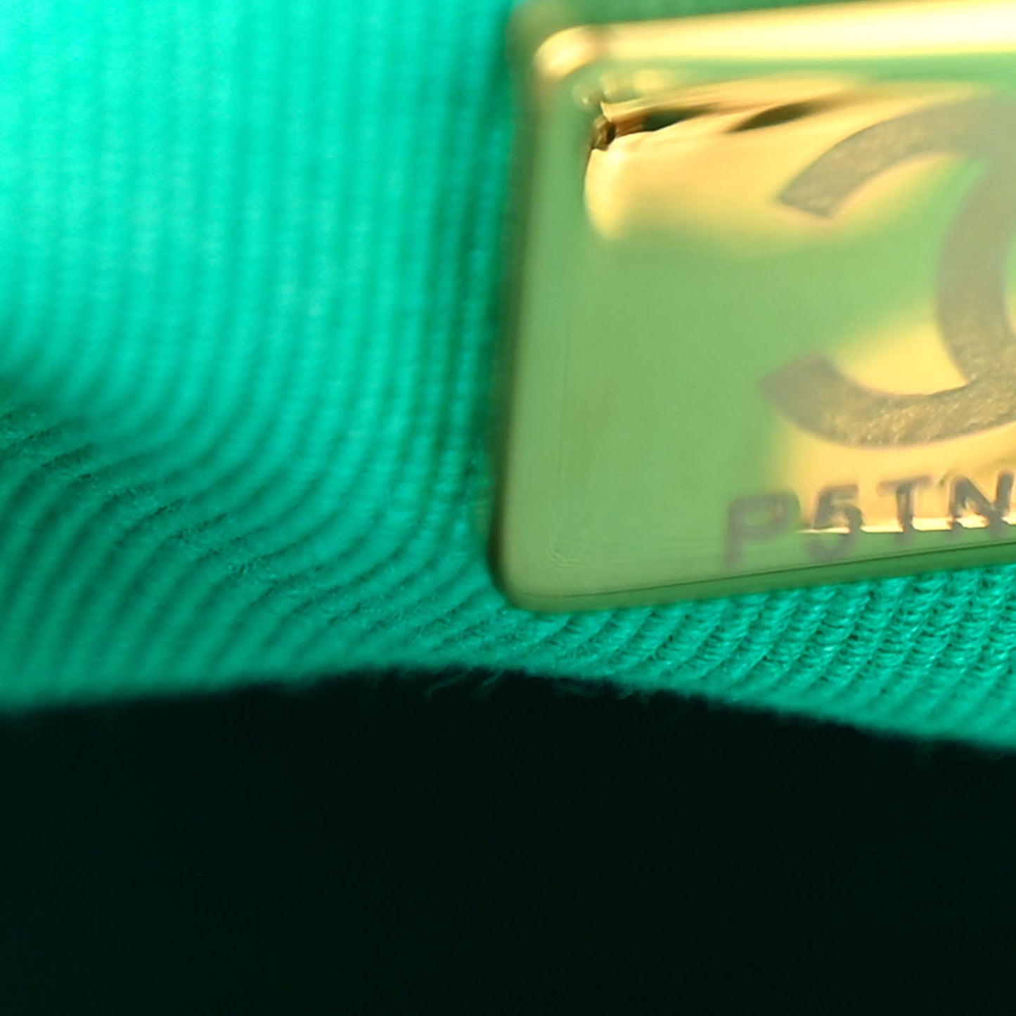 Caviar Quilted Medium Duma Pockets Drawstring Backpack Green