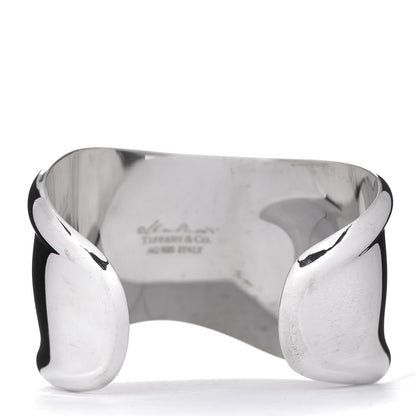 Tiffany Sterling Silver Small Elsa Peretti Right Wrist Bone Cuff Bracelet 2 of 6