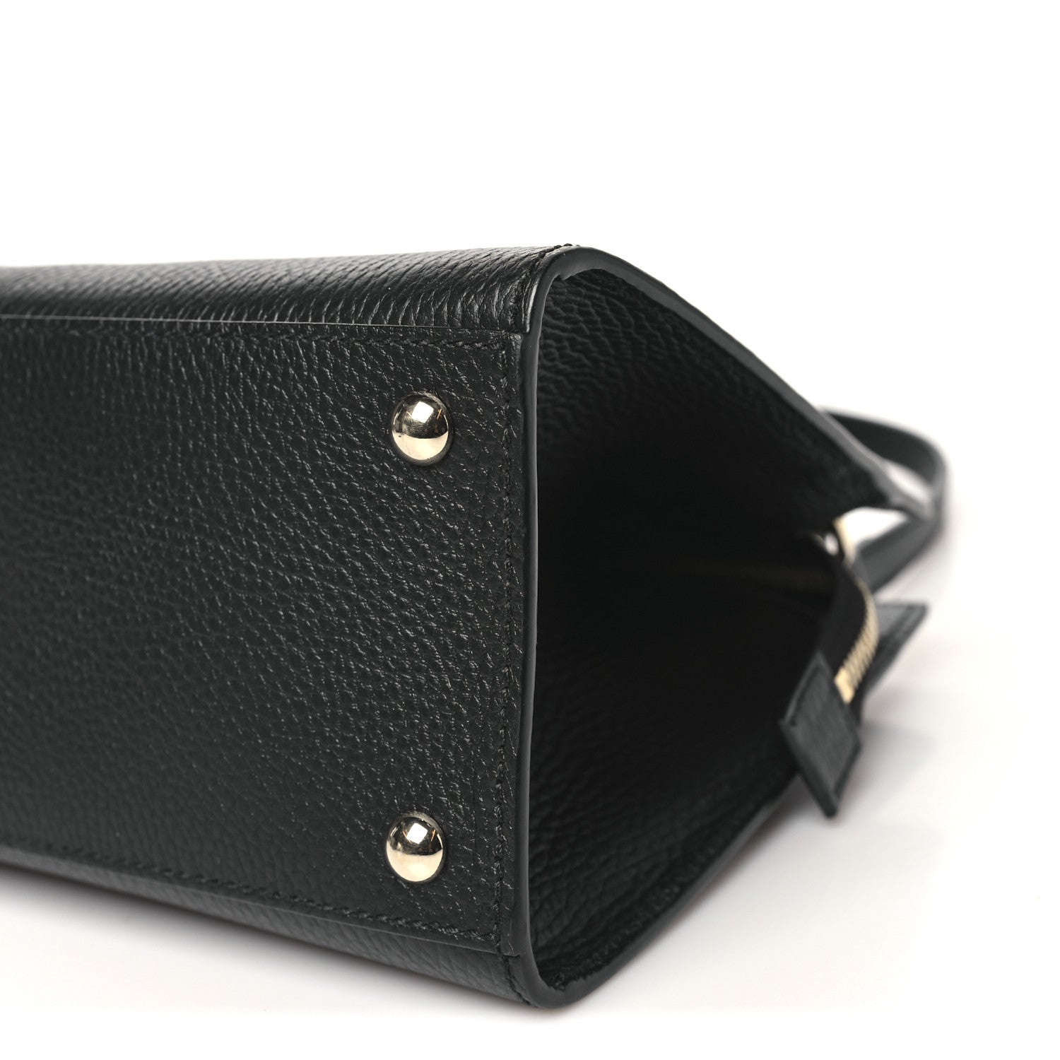 Gucci Dollar Calfskin Medium Soho Top Handle Satchel Black 10 of 10