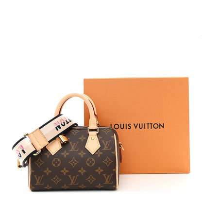 Louis Vuitton Monogram Speedy Bandouliere 20 Black 10 of 10