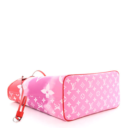 Louis Vuitton Monogram Escale Neverfull MM Rouge 5 of 10