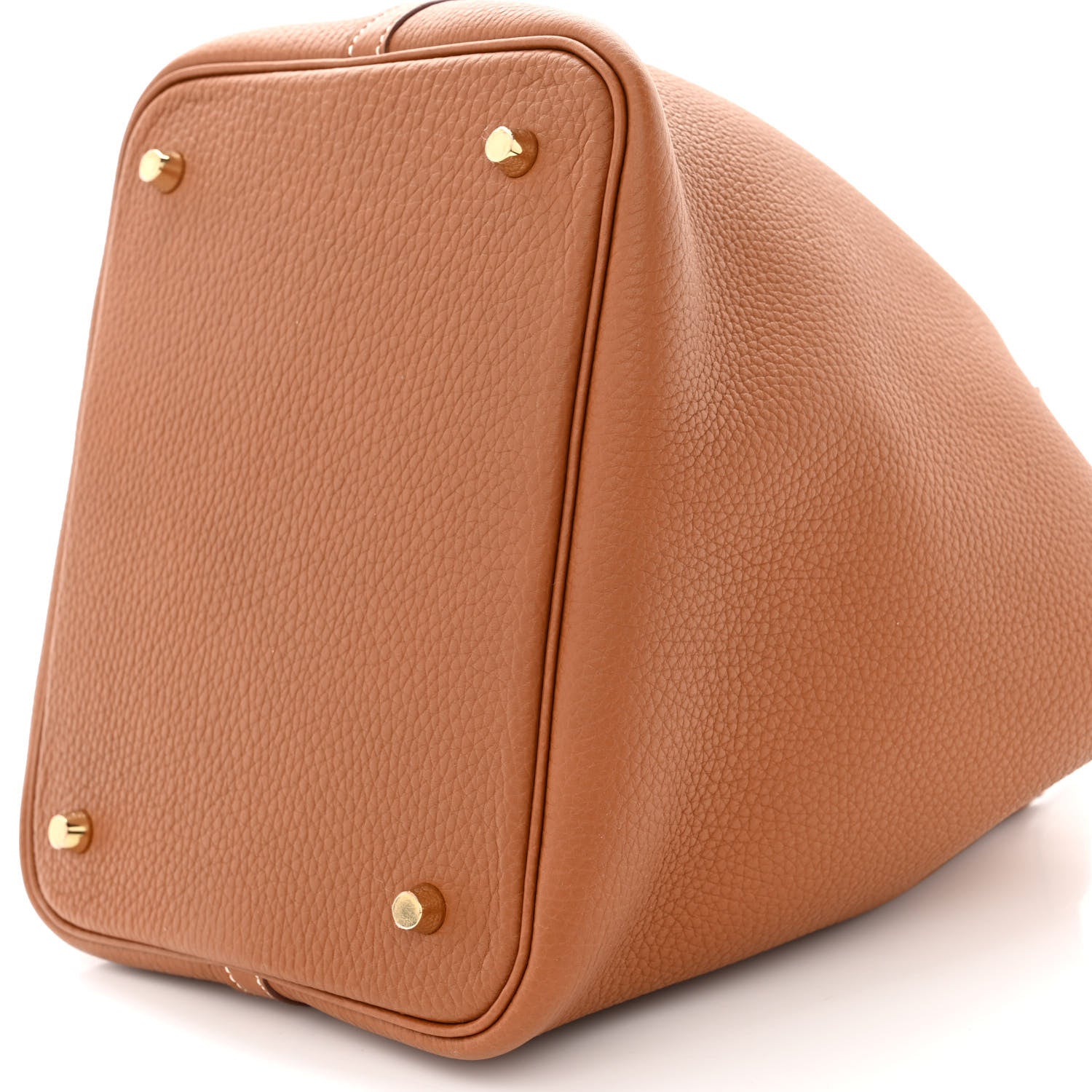 Hermes Taurillon Clemence Picotin Lock 22 MM Gold 10 of 10