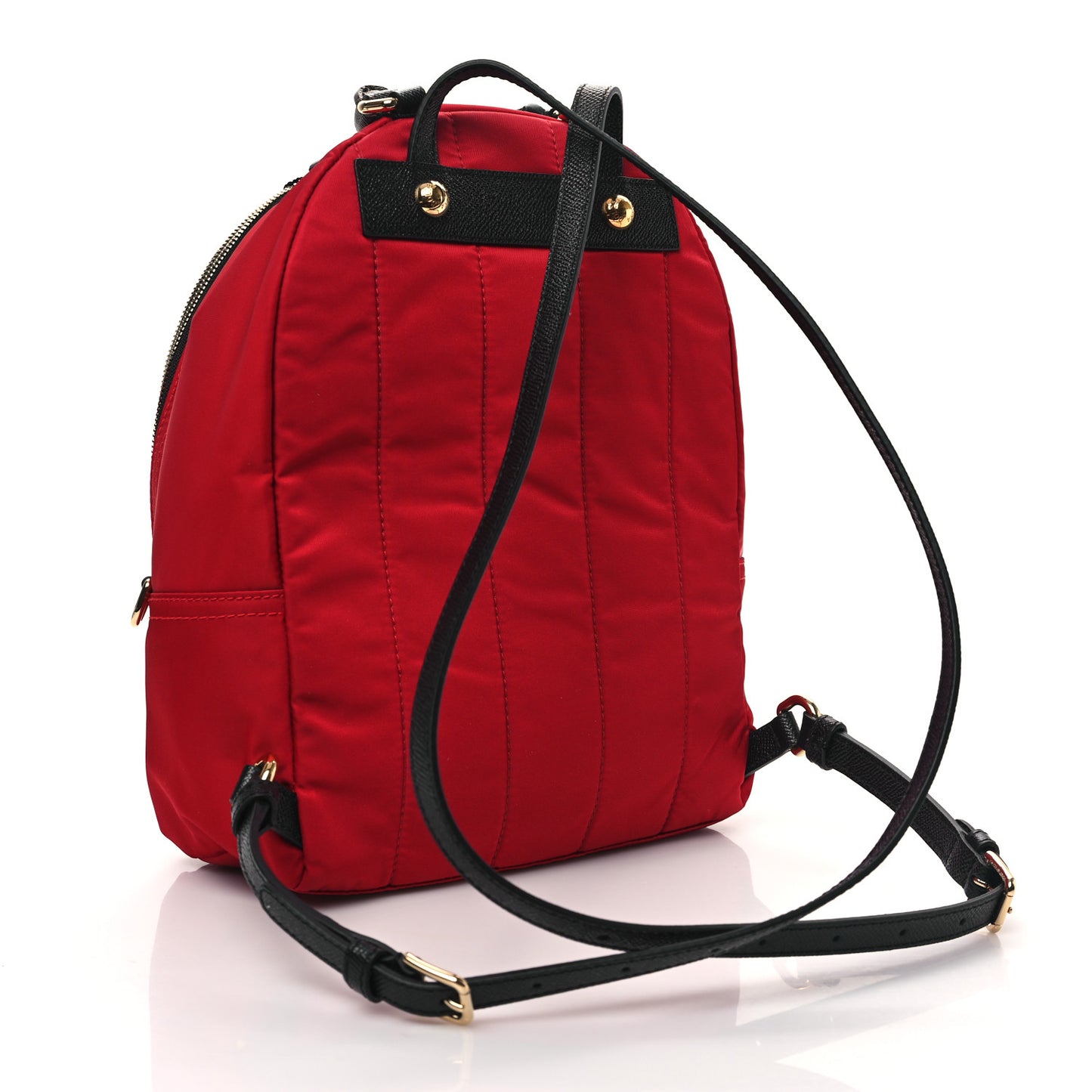 Nylon Year Of The Pig Backpack Red Multicolor