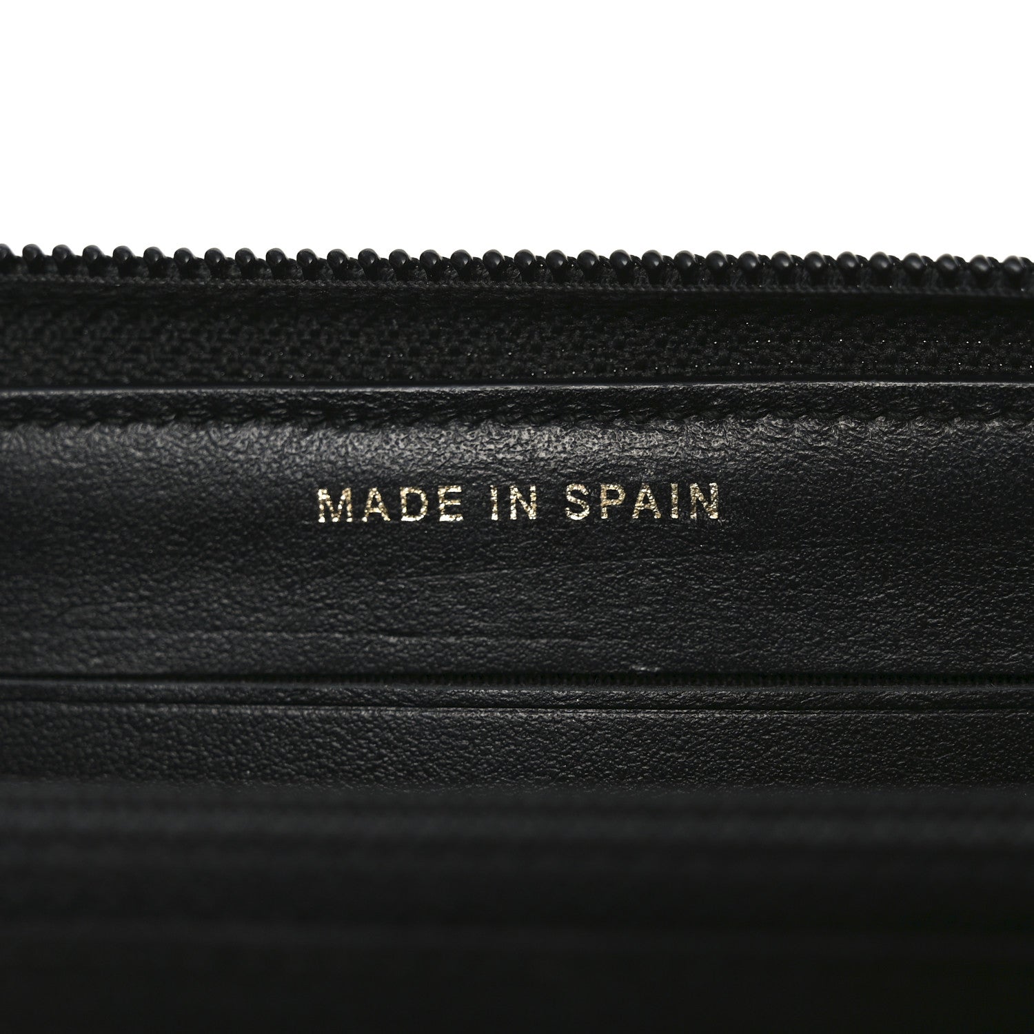 Chanel Caviar Quilted Small Boy Zip Around Wallet Black 7 of 8