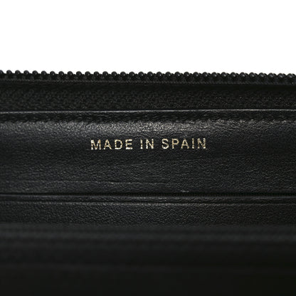 Chanel Caviar Quilted Small Boy Zip Around Wallet Black 7 of 8