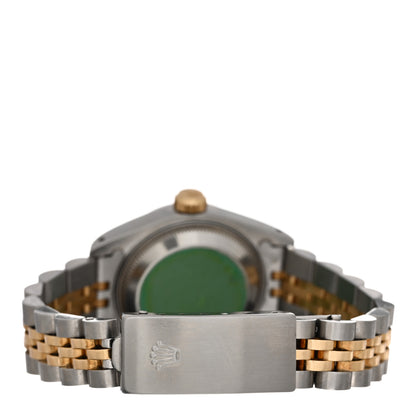 Rolex Stainless Steel 18K Yellow Gold Diamond 26mm Oyster Perpetual Datejust Watch Champagne 69173 3 of 4