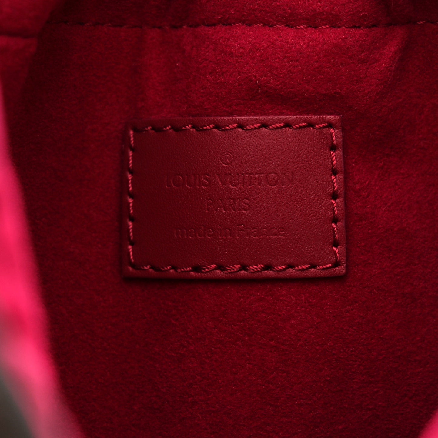 Monogram Pouch Noe Fuchsia