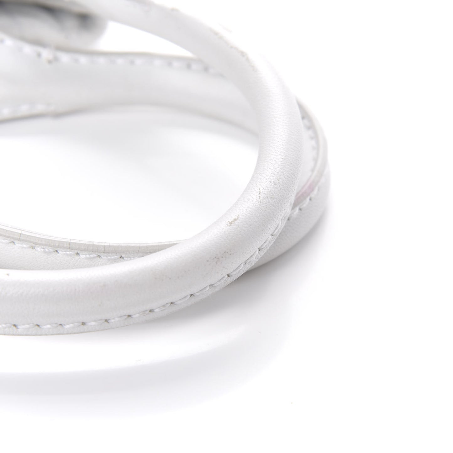 Lambskin Cannage Medium Soft Lady Dior White