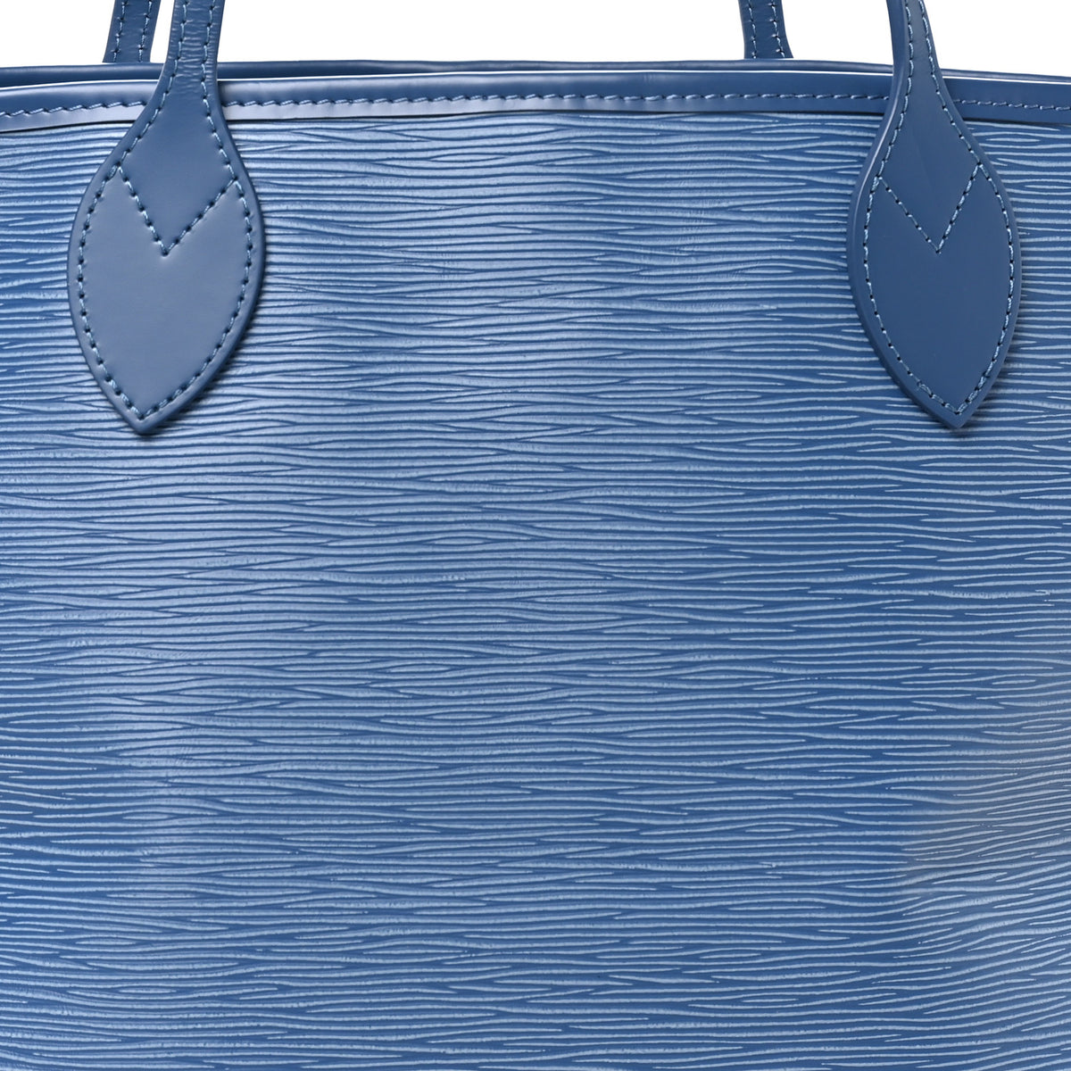 Louis Vuitton Epi Neverfull MM Denim Blue 8 of 10