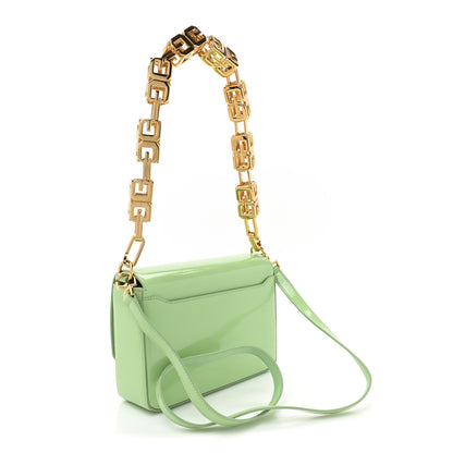Givenchy Box Calfskin Medium 4G Cube Chain Shoulder Bag Pistachio 3 of 12
