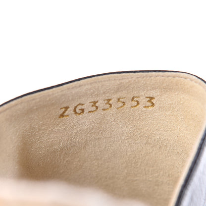 Chanel Goatskin Patent CC Espadrille Mules 40 Black 8 of 11