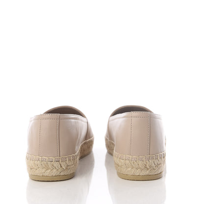 Saint Laurent Nappa Monogram Espadrilles 36.5 Rose Poudre 6 of 11