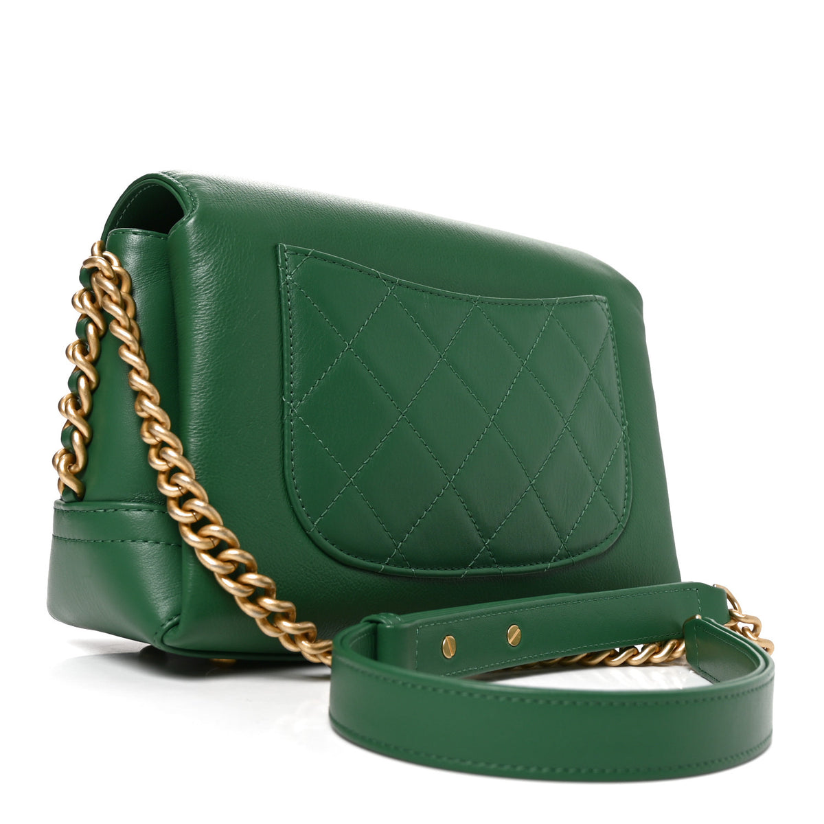 Chanel Calfskin Quilted Flap Green 3 of 11