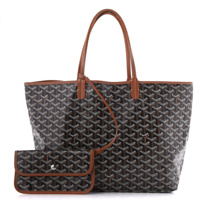 Goyard Goyardine Saint Louis PM Black Gold 1 of 8