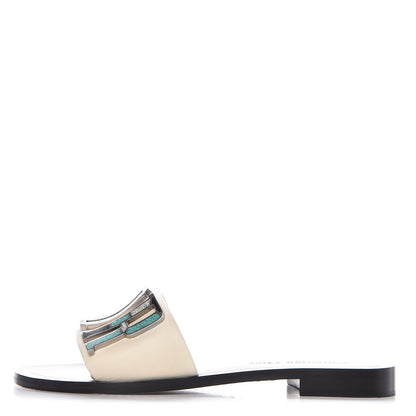 Christian Dior Calfskin Dio(r)evolution 10mm Slide Sandals 37 Off White 1 of 11