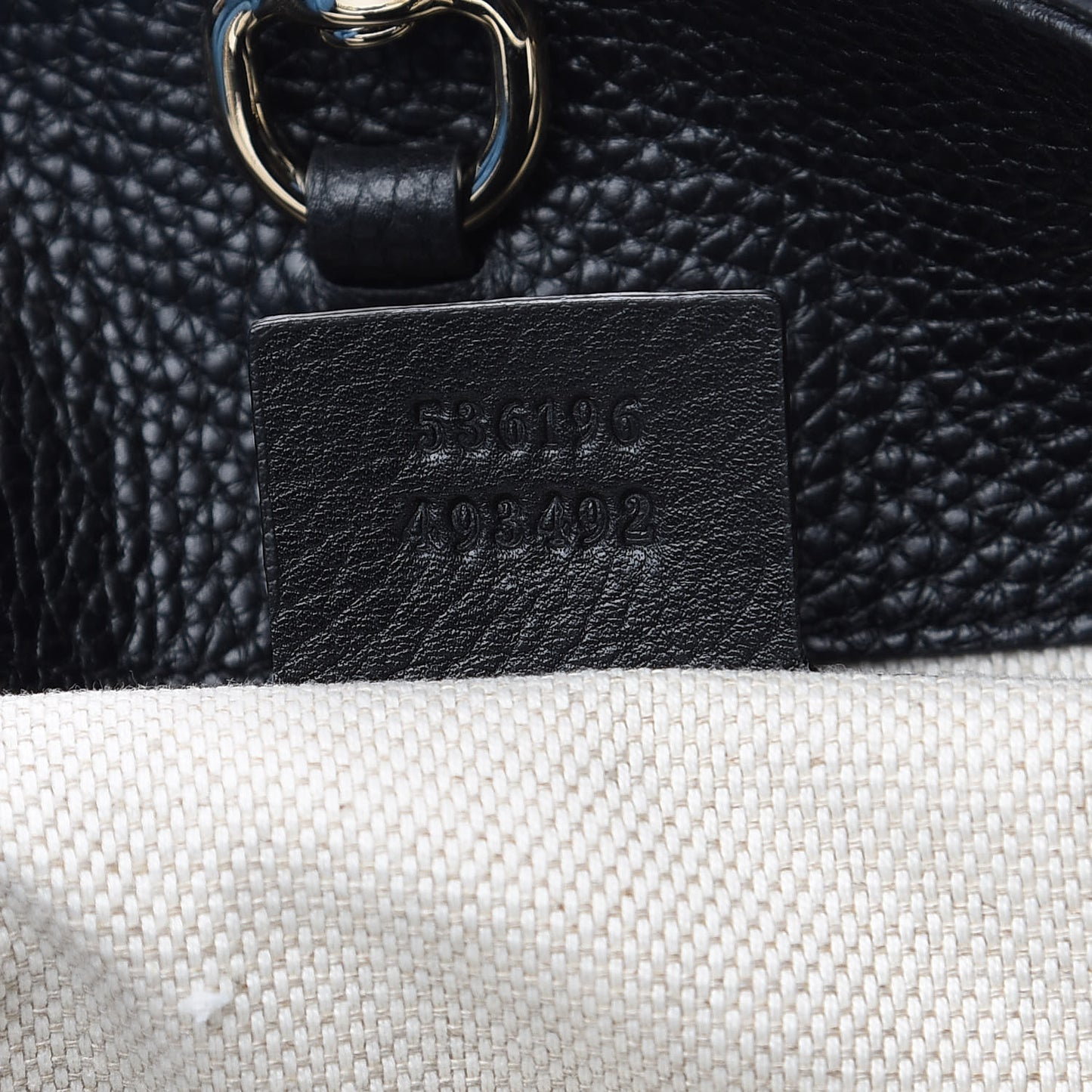 Pebbled Calfskin Medium Soho Chain Shoulder Bag Black