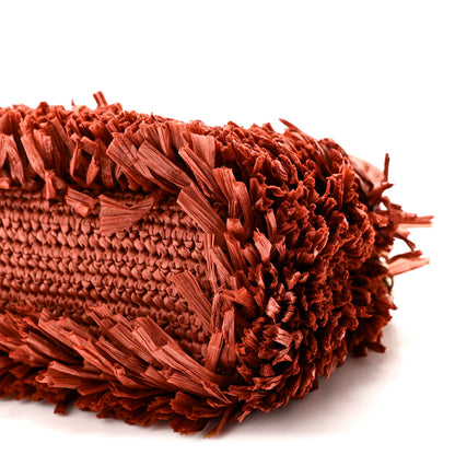 Chanel Raffia Fringe Nano Kelly Shopper Red 10 of 10