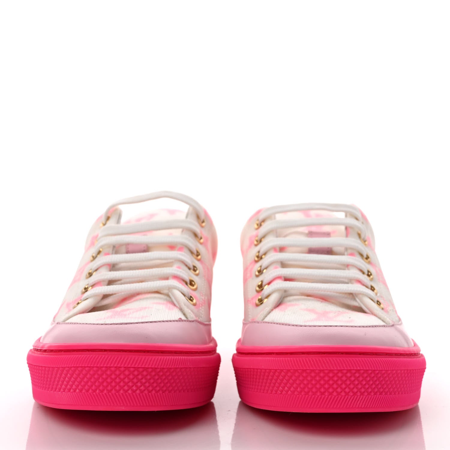 Louis Vuitton Technical Fabric Monogram Stellar Sneakers 36.5 Rose Pop 2 of 8