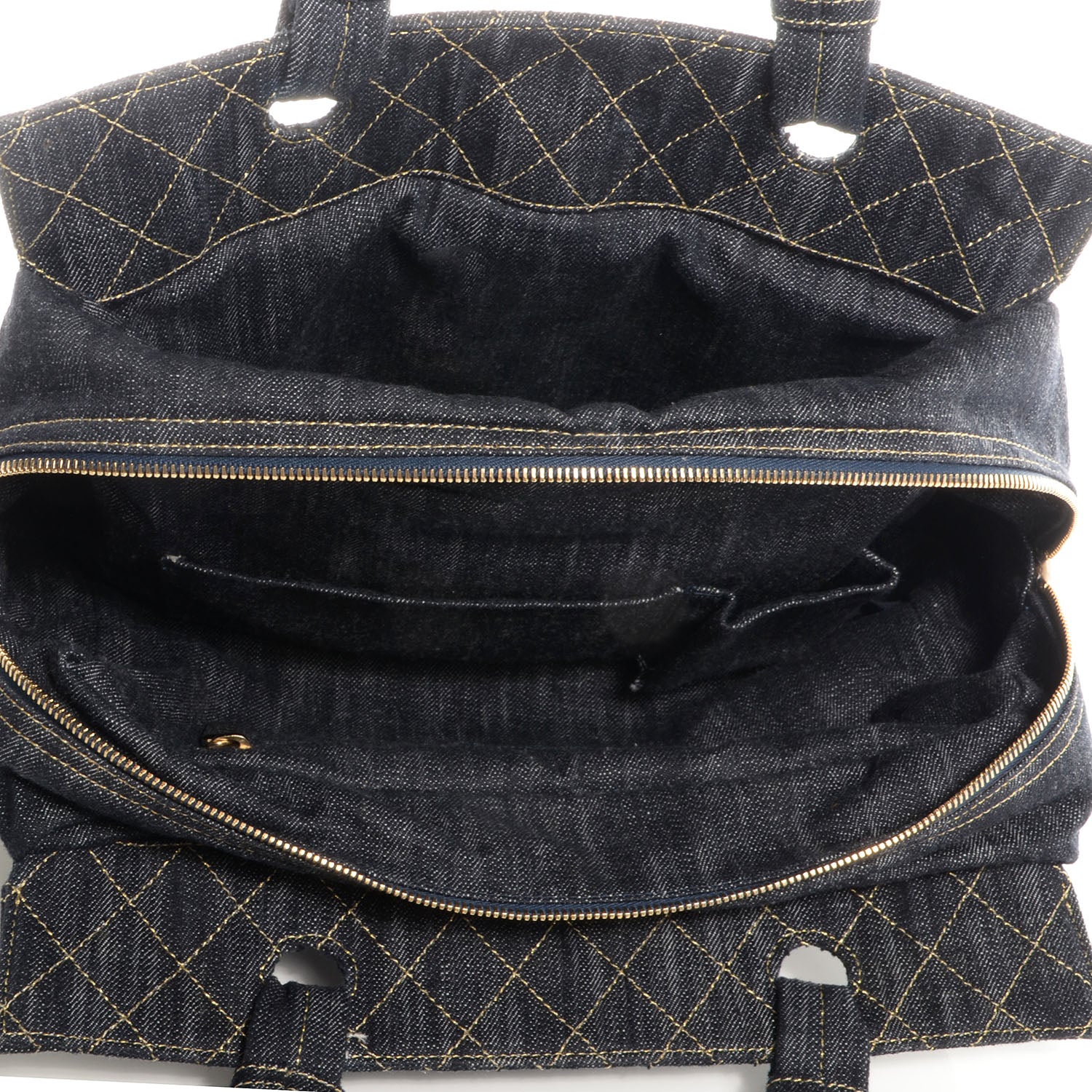 Chanel Denim CC Double Pocket Shoulder Bag 5 of 7