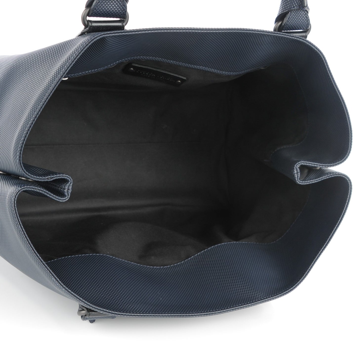 Rubberized Canvas Marco Polo Tote Dark Navy