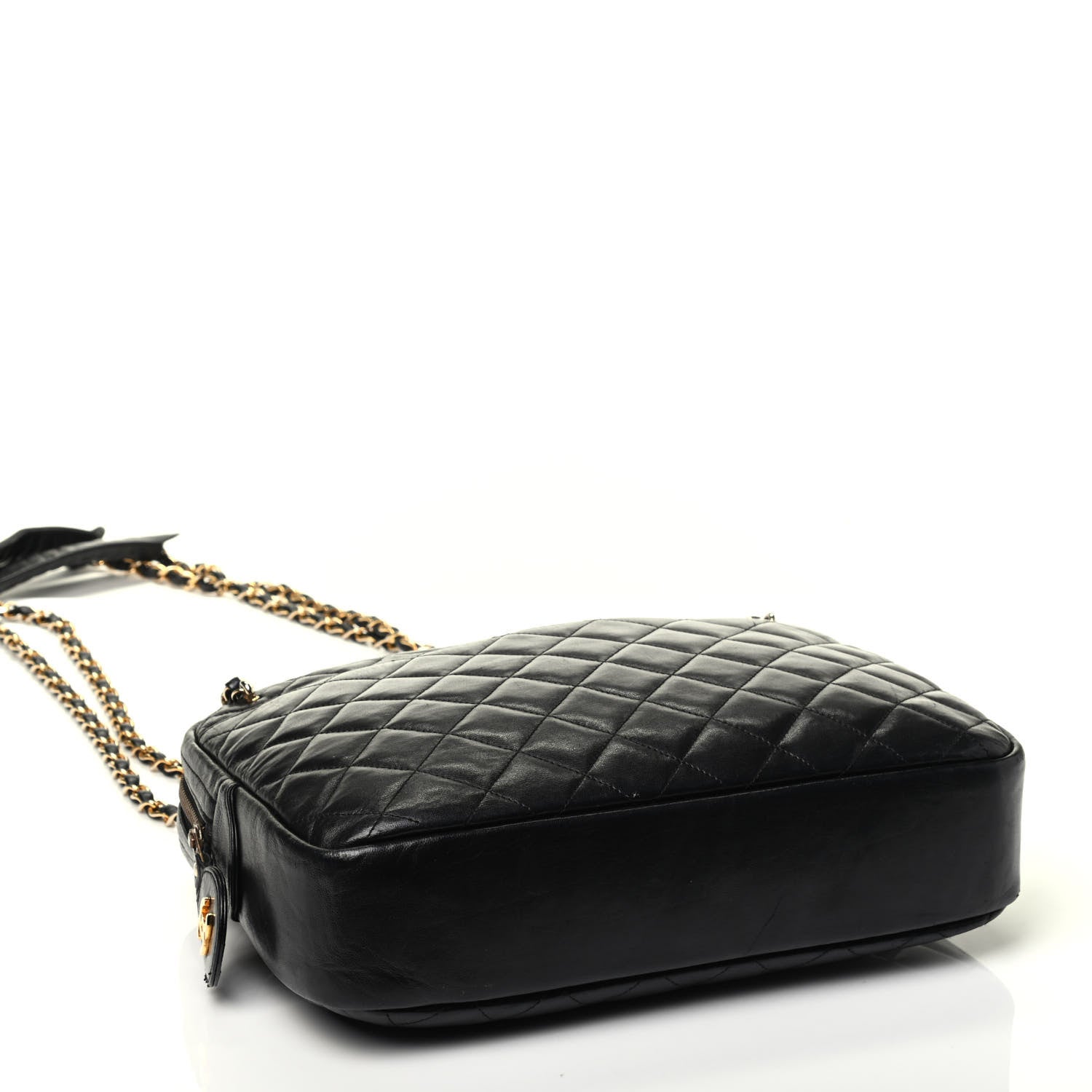 Chanel Lambskin Quilted Medium Camera Case Black 4 of 9