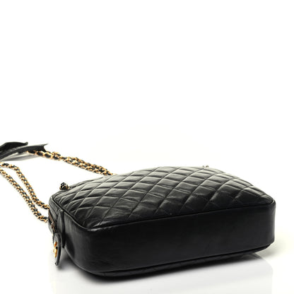 Chanel Lambskin Quilted Medium Camera Case Black 4 of 9