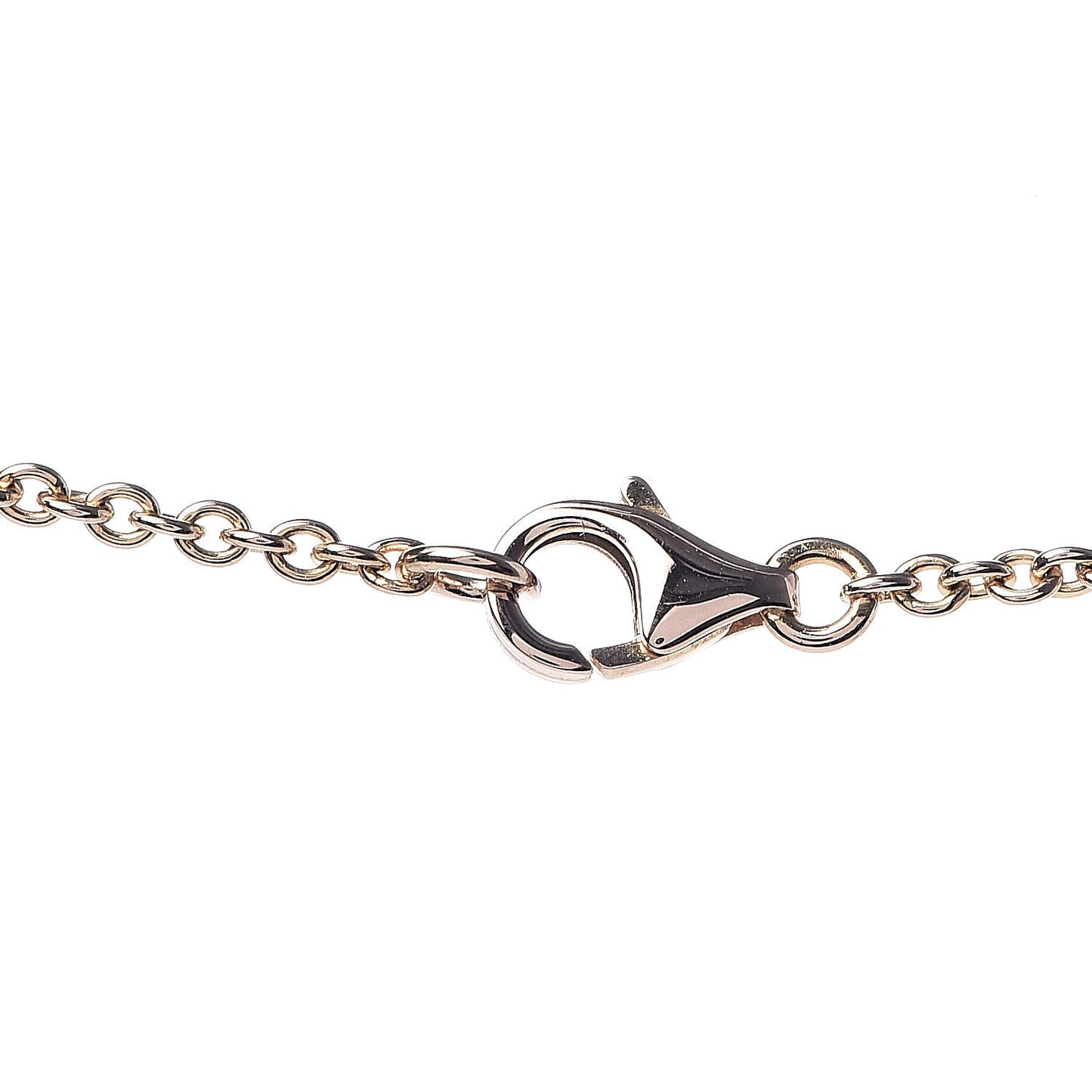 18K Pink Gold Interlocking LOVE Necklace
