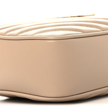 Saint Laurent Calfskin Matelasse Monogram Lou Camera Bag Dark Beige 8 of 9