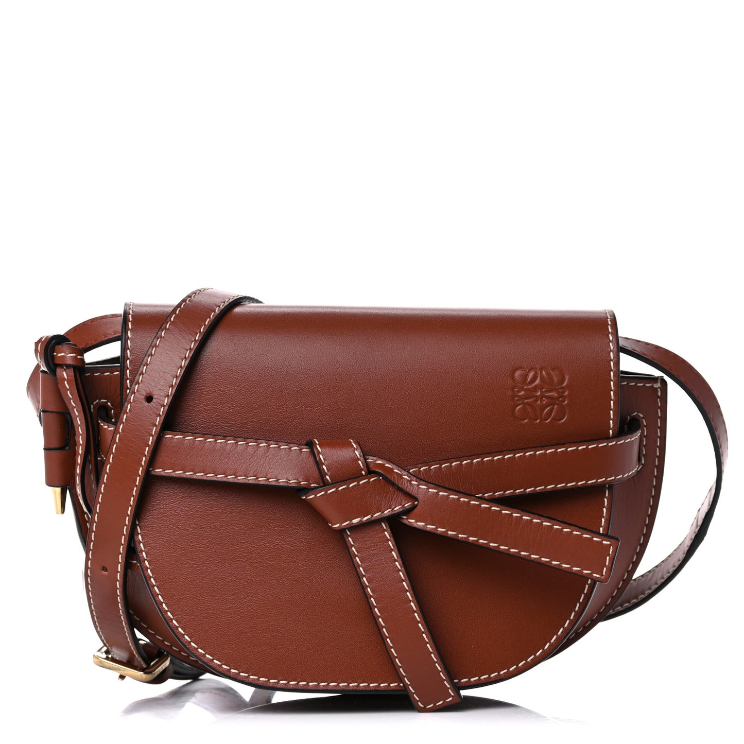 Calfskin Mini Gate Belt Bag Brick