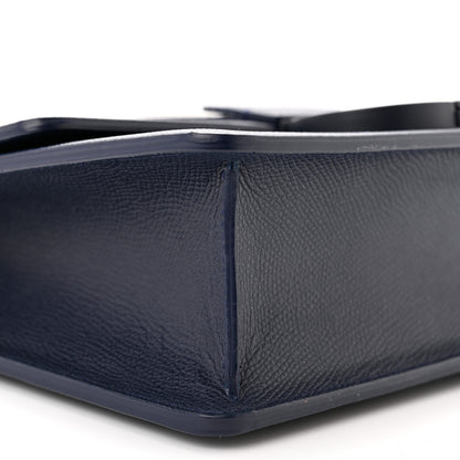 Christian Dior Ultra Matte Grained Calfskin 30 Montaigne Flap Bag Navy 10 of 12