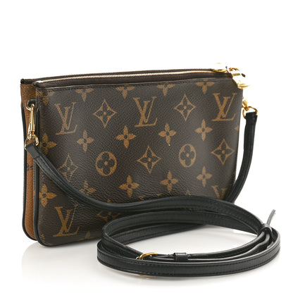 Louis Vuitton Reverse Monogram Giant Double Zip Pochette 3 of 15